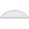 Ekena Millwork Segment Arch Sunburst Architectural Grade PVC Combination Pediment, 78"W x 26-3/8"H x 2-3/4"P PEDPC078X265SEG01 - alternate 6